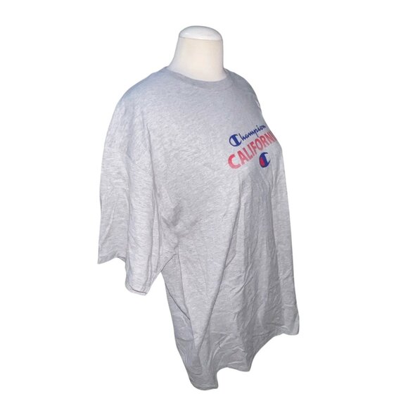 Champion California Crewneck Short Sleeve Casual T Shirt Sz XL Mens Gray - Picture 7 of 11